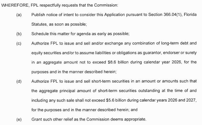 FL_FPL_Commission_Requests_Capital_Issuance