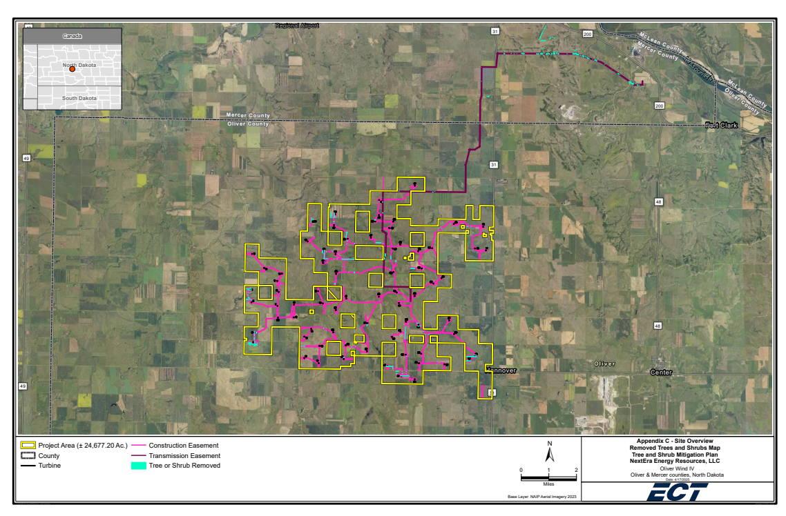 ND_Oliver Wind+345-kV_treeandshrubmitgationplan
