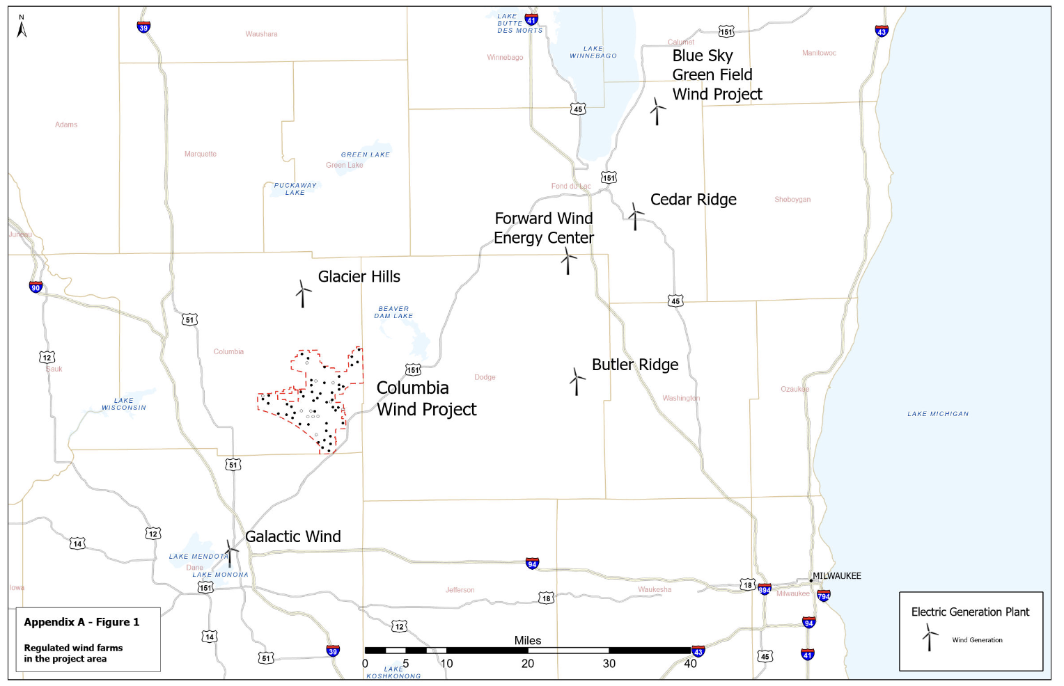 WI_Columbia_Wind_Project_Map